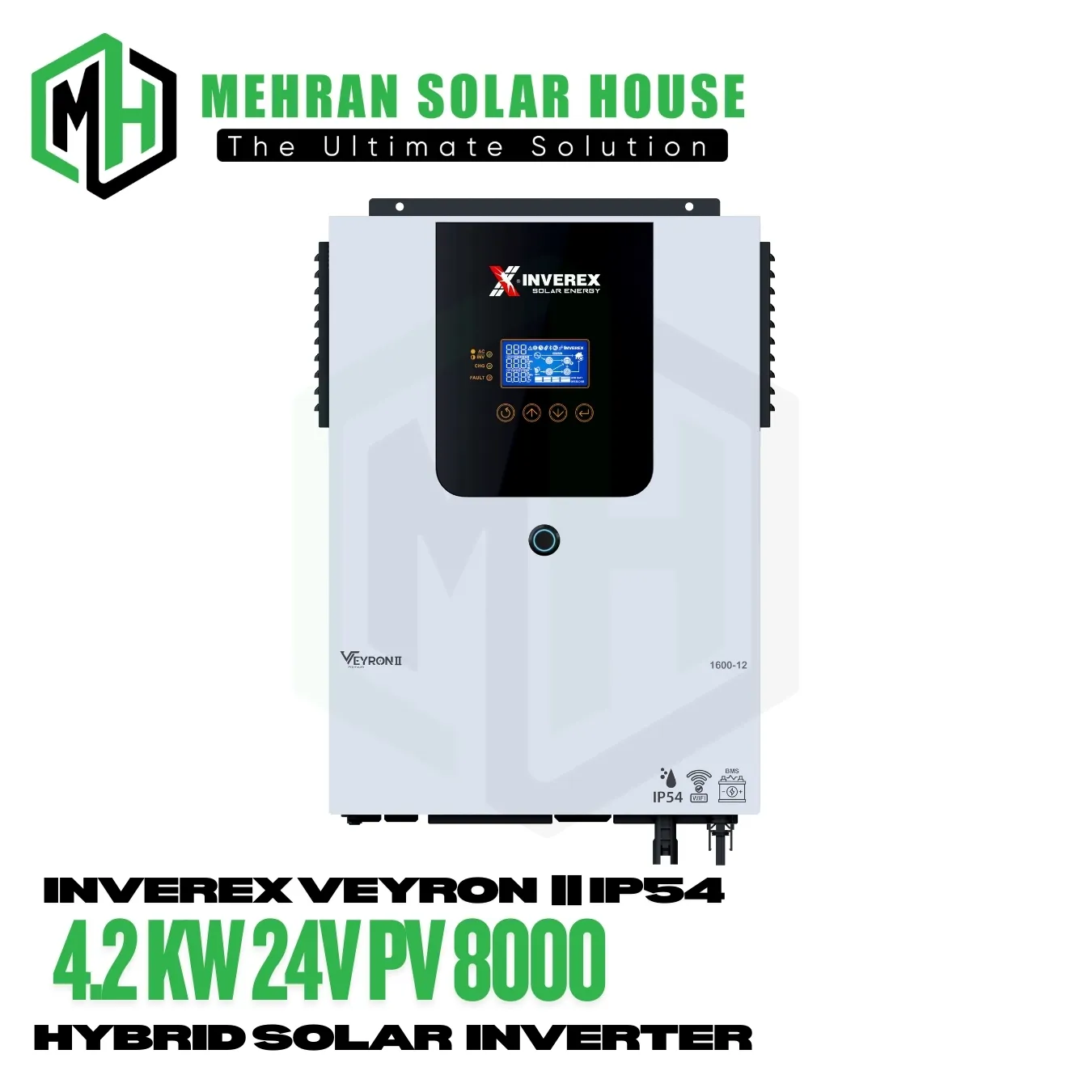 Inverex Veyron II Premium 4200W-24V MPPT Solar Inverter